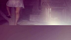 Stepmom sneaks solo play, fingers dripping while home alone?