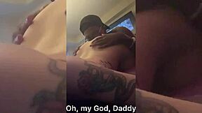 tatted emo slut chokes on bbc submits to rough backshots
