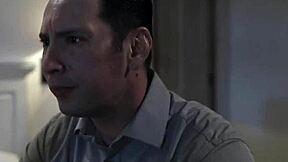 Perverted therapist roughly fucks young teen lesbian hard?