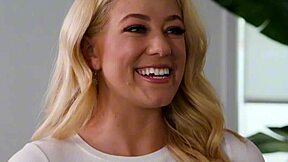 River Lynn big tits blonde rubs nuru body on client's monster cock?