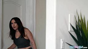 What Is Your Tongue Doing Deep in My Petite Wife's Small Tits Ass During Massage?