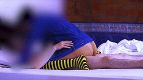 shy petite indian aunt cheats with sister's shy college friend at hotel