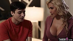 caitlin bell's big boobs milf stepmom takes virgin stepson's cherry