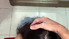 Debora Mendes' Sloppy POV Blowjob, Ass Reflection, Intense Facial Finish!