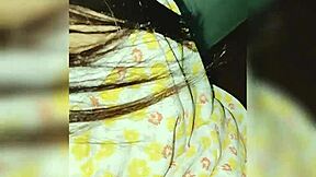 saw my hot mexican cousin dressing and couldn't resist her