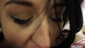 Busty Blonde Hannah Devours Olyssia's Shaved Pussy Deep