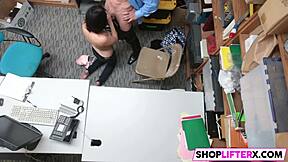 penelope's sexy teen ass fucked hard for shop theft
