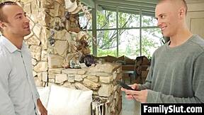 Stepbros Double Dick Her Pussy Mouth Hard