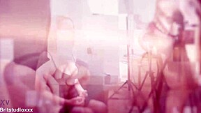 Naughty college girl blows teacher then slurps cum from used condom after fucking