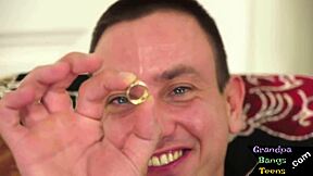 old man bangs young blonde teen pussy interracial hardcore