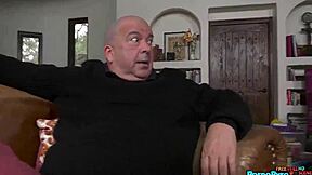 Stepdaddy Makes Daughter Maya Woulfe Suck Two Monster Black Cocks