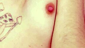 Charming blonde poses naked for close-up casting interview on the sofa