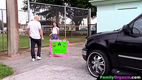 stepsis nicole pigtails skinny small tits stacked bareback by bro after cupcakes