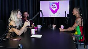 Morena And Loira Strip After Wild Women’s Mansion Tales