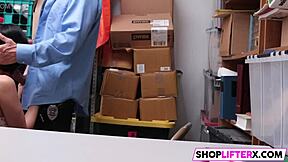 penelope's sexy teen ass fucked hard for shop theft