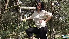 imagine curvy czech teen titty fucking stranger publicly then doggy cum blast