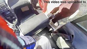 i can't believe my old redhead teacher slurps my bbc in the car sloppy