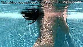 Does Jessica Lincoln's Pink Bikini Tease Underwater Pool Secrets?