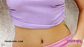 teen college girl shows off perfect body in casting interview