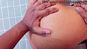 hot malay teen's curvy body bent over for intense pov doggystyle pounding