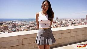 German Scout Picks Up Latina Kitty Love For Casting Massive Cum Fuck