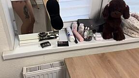 Stuck under table? Stepsis wrecks my pussy so good!