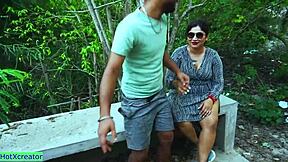 Beautiful Indian teen bent over doggystyle creampie jungle fuck!