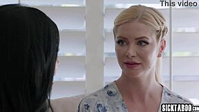 Big ass teen Holly Day licks pussy with milf Serene Siren