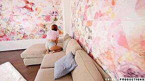 Craving Marina Gold's Stepsister Cock Hunger in POV—Can You Satisfy Her?