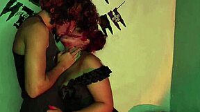 clown girl rides big cock after halloween party doggystyle