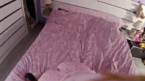 I Face Fuck Hot Step Sister's Huge Booty And Cum On Ass Early Morning