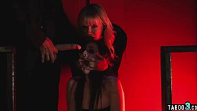 Milf Tricks Shy Teen Into Wild Public Strapon Double Penetration Orgy