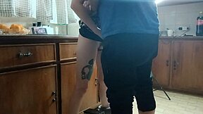 Mommy's Tight Pussy Cums Hard For You In Homemade Kitchen Fuck!