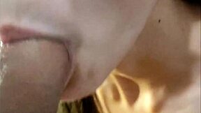 i tease this fan's huge cock till he blasts creampie deep in my shaved teen pussy dripping milk everywhere