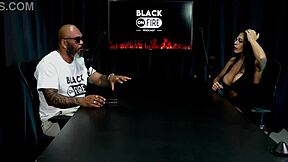 safada strips shows huge tits explains pornstar vs content creator natzinha morena on sheer red