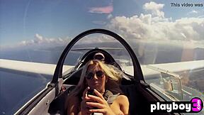 Blonde Milf's Perfect Big Tits Bounce Naked In Outdoor Lesbian Fuck