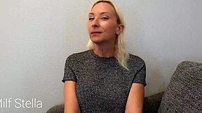 Humiliated Loser Cuffed Delivers Emotional Footjob To Milf Stella