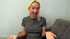 Humiliated Loser Cuffed Delivers Emotional Footjob To Milf Stella