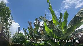 ever tried kinky outdoor sex with a skinny african teen?