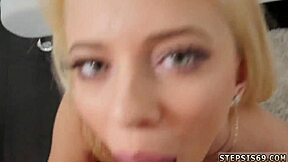 chubby big-boobed teen fights for stepbro's affection in hd threesome debut