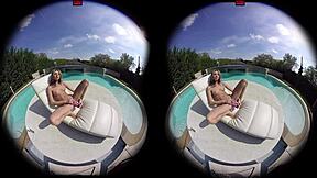 wanna watch gina gerson toy her petite pussy poolside vr?