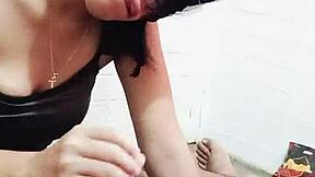 SCHOOLGIRL PINAY DEEPTHROATS TO FACIAL CUMSHOT!