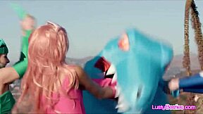 Cosplay Girlfriends Share Monster Dildos And Cocks At Wild Party!