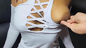 Naughty big ass stepsis rides daddy's cock raw!