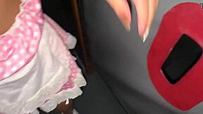 Skinny Halloween swinger wife takes monster black cock creampie while cuckold husband watches?