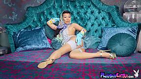 Naked Asian Milf Asa Akira Strips Stockings Revealing Exotic Petite Curves!