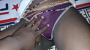 Stepsister crashes in my room for the night