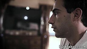 my stepsis breaks me in with her tight pussy and oral tease