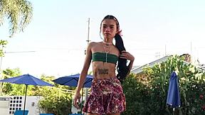 Petite Asian Princess vs Giant Monster Cock Attacks