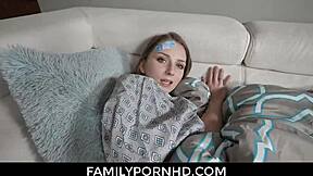 Brunette Stepsis Explodes Squirting All Over Bros Monster Cock In Wild Hardcore Session